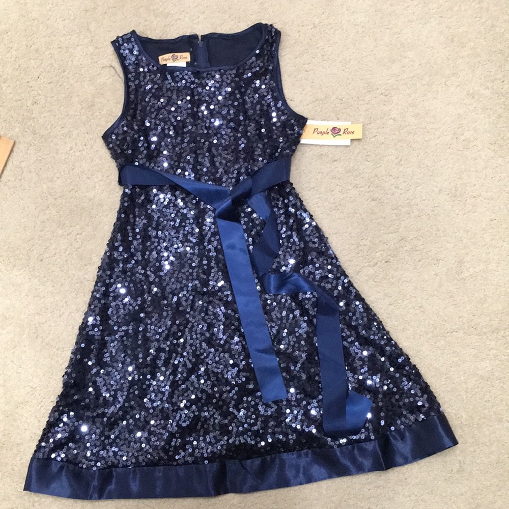 Purple Rose girl dress